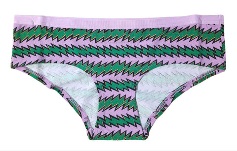 HAPPY SOCKS Women's Purple Rock n Roll Cotton Stretchy Hipster Size Small NWT