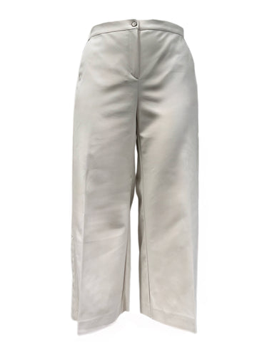 Marina Rinaldi Women's White Radioso Straight Leg Pants NWT