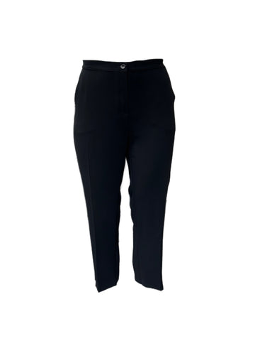 Marina Rinaldi Women's Black Raffaele Straight Leg Pants NWT