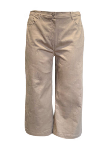 Marina Rinaldi Women's Camel Rampa Straight Pants Size 14W/23 NWT