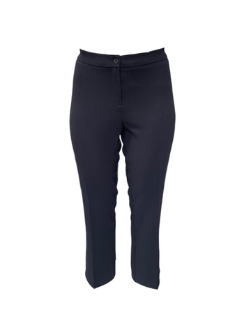 Marina Rinaldi Women's Black Recco Straight Leg Pants NWT