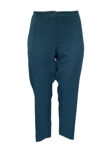 Marina Rinaldi Women's Green Recita Straight Leg Pants NWT