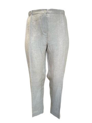 Marina Rinaldi Women's Beige Regione Straight Leg Pants NWT