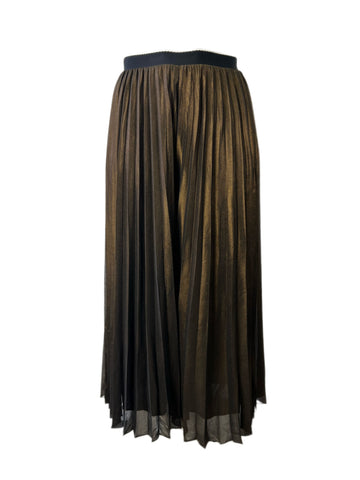 Marina Rinaldi Women's Brown Rendita Pleated Wide Leg Pants NWT