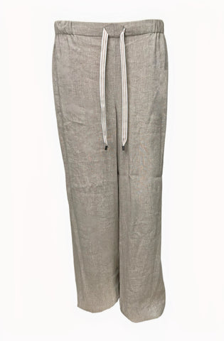 Marina Rinaldi Women's Beige Responso Straight Leg Pants NWT