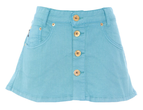 DIESEL Women's VINTAGE Turquoise Revolution Skirt #55380 MSRP $130 Sz 27 NWT