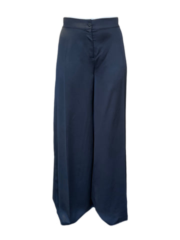 Marina Rinaldi Women's Navy Richi Wide Leg Pants NWT