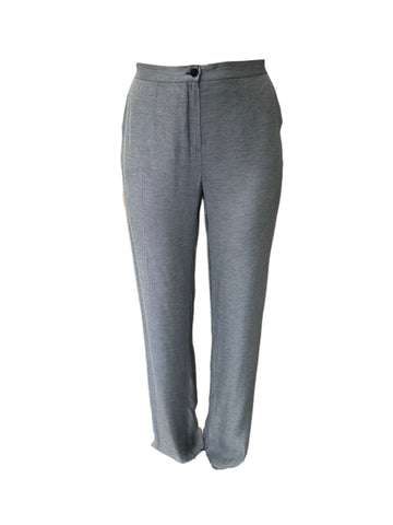 Marina Rinaldi Women's Grey Risposta Straight Leg Pants NWT