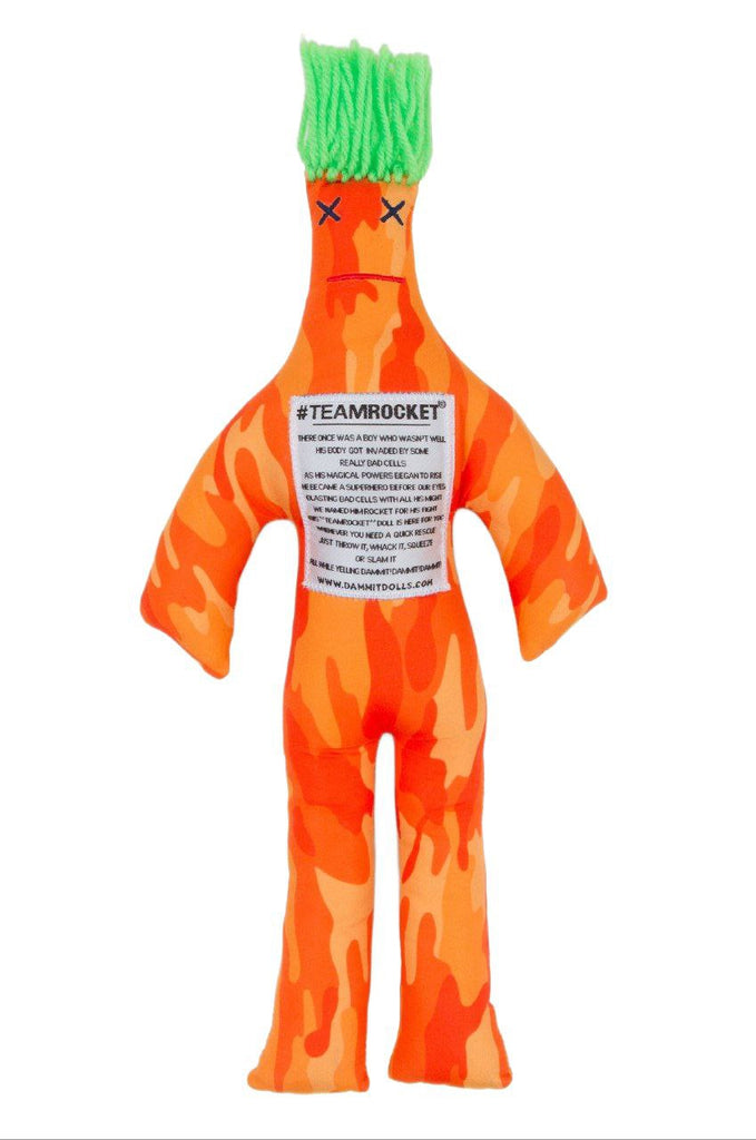 DAMMIT! DOLLS Limited Edition Team Rocket Dammit Cancer Gag Gift 12" NWT