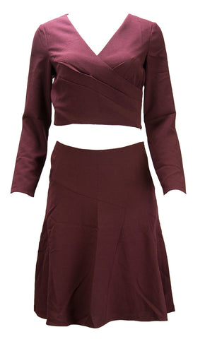 ALICE'S PIG Women's Burgundy Ruby's Red 2 Piece Set AP073 NWT