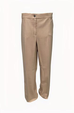 Marina Rinaldi Women's Beige Rumore Straight Leg Pants NWT