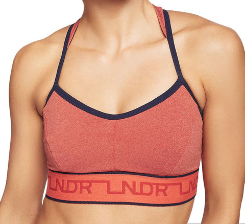 LNDR Women's Rust Marl SPRY Medium Support Sports Bra #AV781 NWT
