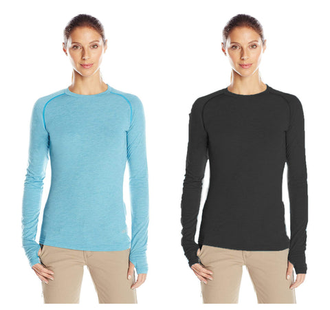 Sherpa Adventure Gear Women's Vayu Long Sleeve Crew Tee SW331 $89.95 NEW