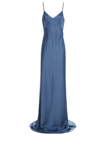 Max Mara Women's Blue Selce Maxi Dress NWT
