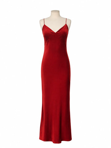 Max Mara Women's Red Selce Maxi Dress Size 8 NWT