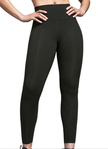 LNDR Women's Dark Green Studio Solid High Rise Leggings #AL1024 NWT