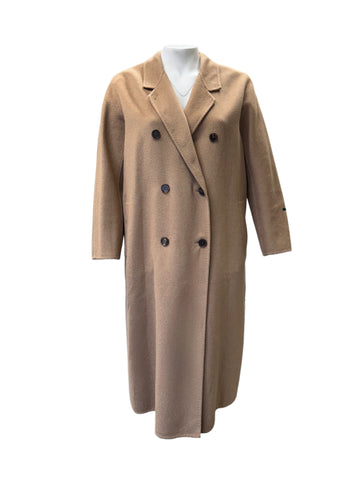 Marina Rinaldi Women's Brown Tigre Button Closure Coat NWT