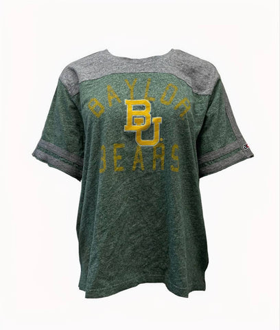 AMERICAN COLLEGIATE Women's Green Baylor Crew Neck T-Shirt #W8004 NWT