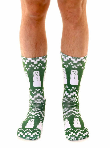 LIVING ROYAL Ugly Sweater Snowman Novelty Crew Socks $12 NEW