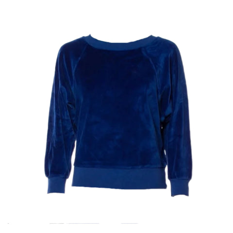SUZIE KONDI Women's Classic Blue Raglan Top #1021 XS NWT