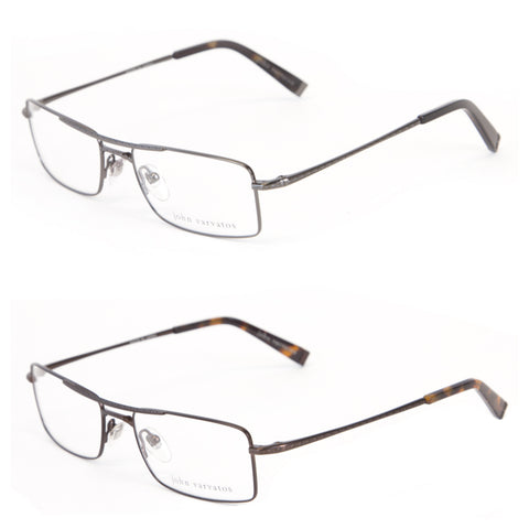 JOHN VARVATOS Men's Brow Bar Eyeglass Frames V138 $270 NEW