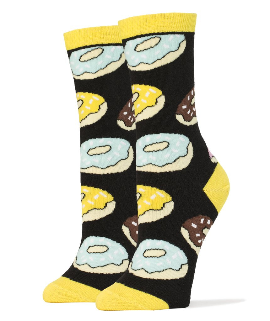 OOOH YEAH! Women's Novelty Crew Socks, Donut Magic