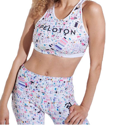 Wear It To Heart Women's Sumertime Wave High Neck Sports Bra $82 NWT