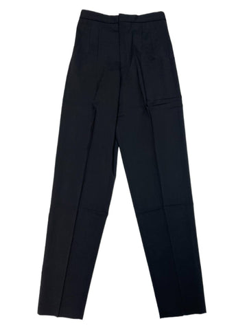 BLK DNM Women's Charcoal Grey Wool Pleated Pant 2 Size US 4 NWT