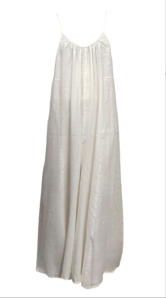 HoodLamb Women's Ivory Wide Contrast Midi Hemp Jumper 420 NWT