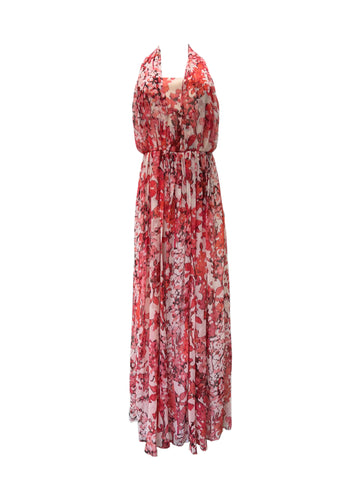 Max Mara Women's Pink Xeno Maxi Dress Size 8 NWT