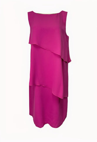 Marina Rinaldi Women's Pink Zaira Shift Midi Dress NWT