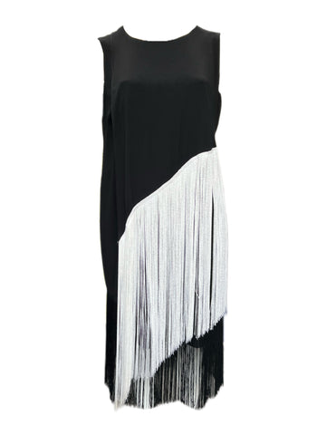 Marina Rinaldi Women's Black Decorato Sheath Dress NWT