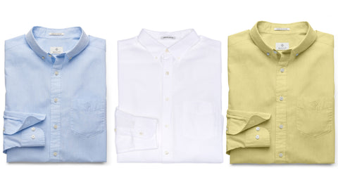 GANT DIAMOND G Fitted Cotton Linen Button Down Shirt 303782 Size M $165 NWT