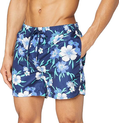 GANT Men's Persian Blue Floral Swim Shorts 921916009 Size M NWT