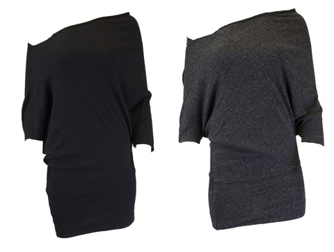 GREY STATE Women's One Off Shoulder Chantal Tunic Top $160 NEW