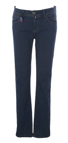 JAGGY Women's Navy Blue Denim Slim Fit Low Rise Anne Jeans 27 NWT