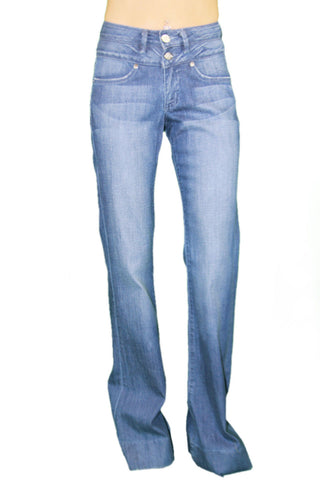 CUSTO BARCELONA Women's Jane Used Light Wash High Waist Jeans DE3005 $220