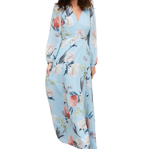 YUMI KIM Women's Forever Yours Blue Juliette Maxi Dress #DR18464 NWT