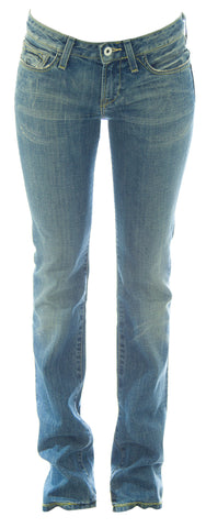 LOOMSTATE Women's Mist Wash Ethos Cotton Classic Rise Flare Jeans NEW