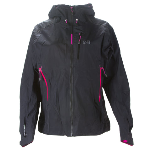 Millet Women's Black LD Trilogy Windbreaker Jacket MIV4783 Sz XL $375 NEW