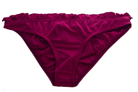 ZINKE Women's Rio Red Ruffle Trim Raigan Trim Bottoms $82 NEW