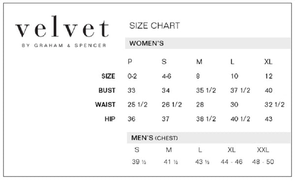 VELVET by Graham & Spencer Women's Bonfire Front Single Pocket Tee $78 NEW