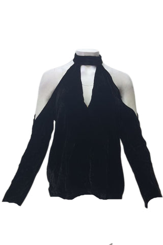 YUMI KIM Women's Black Hot And Cold Top #TP16208 XS NWT