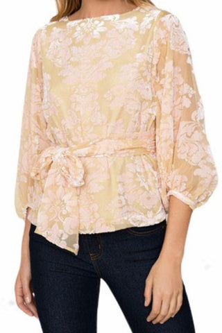 YUMI KIM Women's Blush Kiss And Tell Top #TP18026 NWT