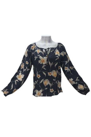 YUMI KIIM Women's Candle Light Romance Raven Top #TP4358 XS NWT