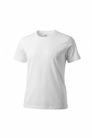 LNDR Men's White Logo Organic Cotton T-Shirt #MJN0002 Medium $135 NWT