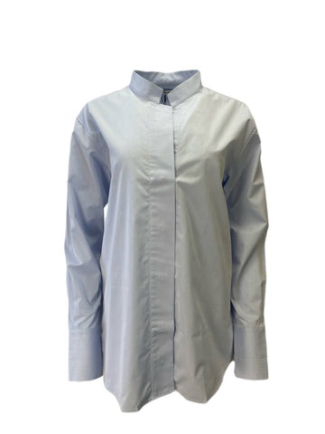 TOTEME Women's Blue Long Sleeve Shirt #1031 S NWT