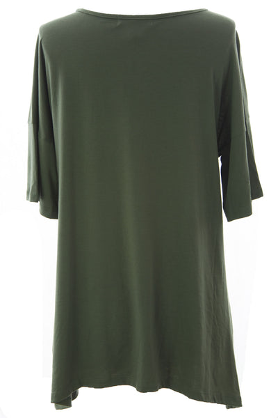 August Silk Women's Extended Shoulder Lace Tunic