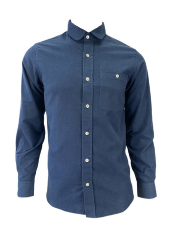 PATRIK ERVELL Men's Blue Button Front Shirt #200 S NWT