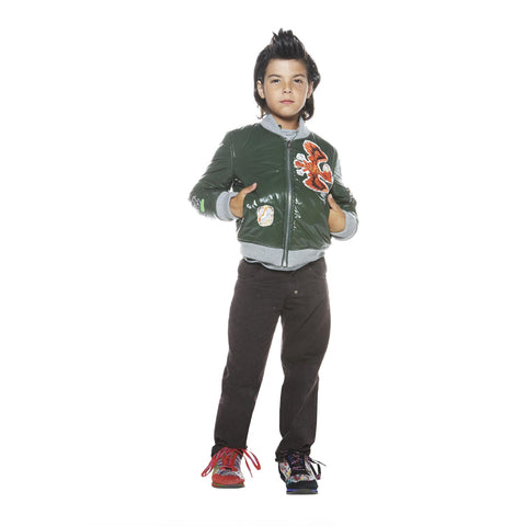 CUSTO BARCELONA Boy's Hariang Green Jacket 4 6 8 10 12 14 $162 NWT